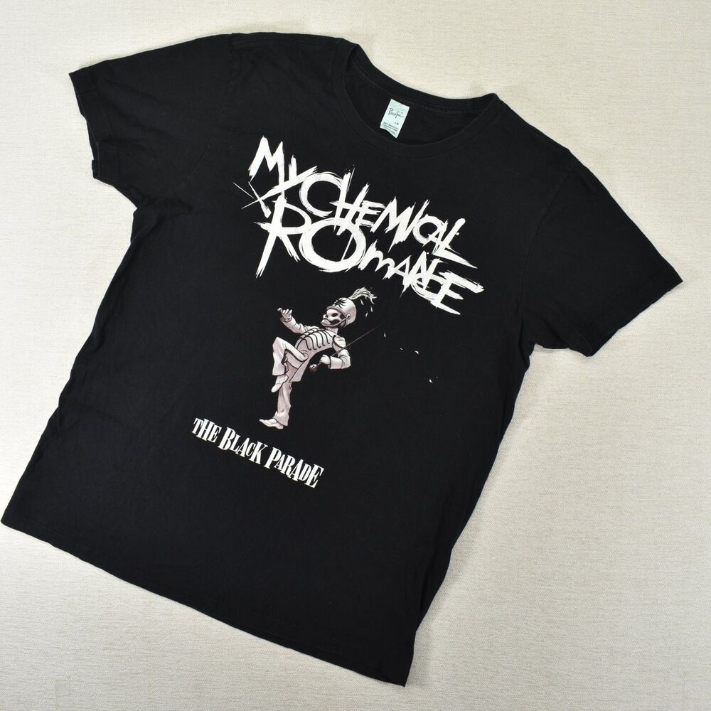 My Chemical Romance The Black Parade Black Graphic T-Shirt Medium L Band Tee